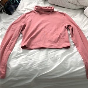 log sleeve cropped top